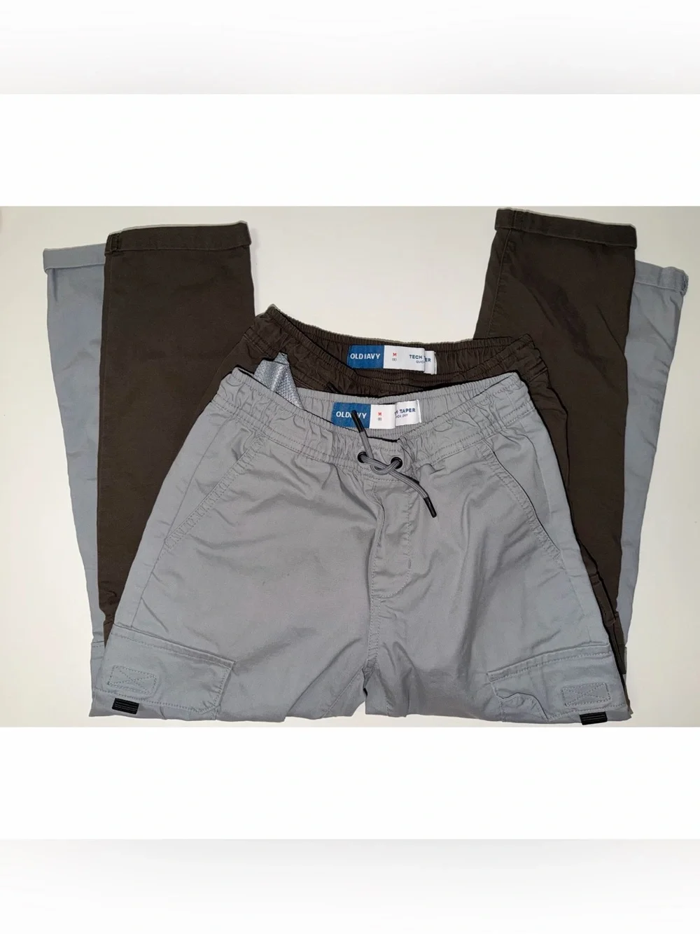 Old Navy Boys Cargo Pants/ Tech Taper Size M Bundle